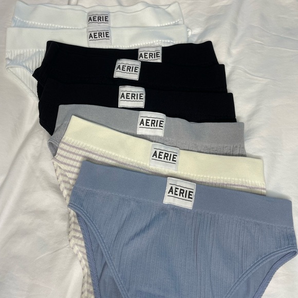 Aerie seem less logo high waisted mom underwear - Picture 2 of 6